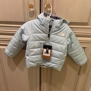 Reversible North Face Perrito Jacket - Starlight Blue 2T
